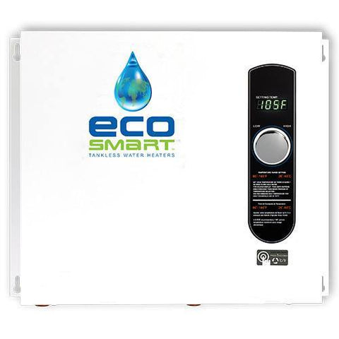 Tankless Water Heaters - EcoSmart ECO-36 Electric Tankless Water Heater 36kW 4 Bath