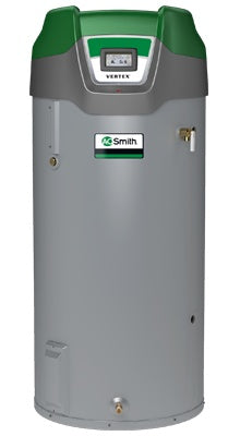 A.O. SmithVertex™ 100 Power Direct Vent 75-Gallon Gas Water Heater Official Product Photos Front Angle