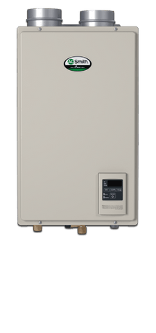 A.O. Smith Tankless Water Heater Condensing Indoor 120,000 BTU Natural Official Product Photos Front Image